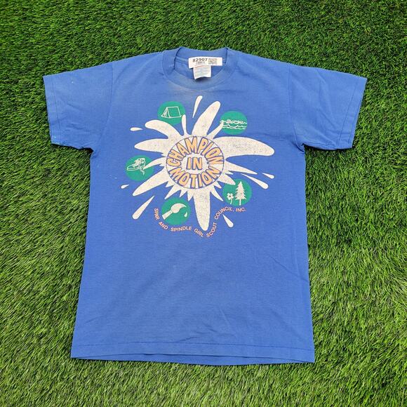 Vintage Spar-and-Spindle Shirt Womens Small 18x25 Girl-Scout - Picture 1 of 15